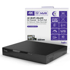 Helix 4K 32CH AI NVR (16-Port PoE), Smart NVR, Human Detection & Vehicle Detection - Supports 32 x 4K IP Cameras, Supports 4 x 16TB HDD (Not Included) HLX-NV3832E-16P-AI