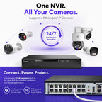 Helix 4K 32CH AI NVR (16-Port PoE), Smart NVR, Human Detection & Vehicle Detection - Supports 32 x 4K IP Cameras, Supports 4 x 16TB HDD (Not Included) HLX-NV3832E-16P-AI