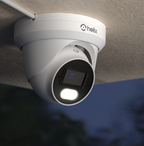 Helix 4K/8-MP Security AI IP PoE Camera, 98ft Night Color, Human Detection, NDAA Compliant, Indoor Outdoor Surveillance Turret, Built in Mic, Support 256GB MicroSD, Deterrent, HLX-IP8M-T303EW-AI