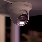 Helix 4K/8-MP Security AI IP PoE Camera, 98ft Night Color, Human Detection, NDAA Compliant, Indoor Outdoor Surveillance Turret, Built in Mic, Support 256GB MicroSD, Deterrent, HLX-IP8M-T303EW-AI